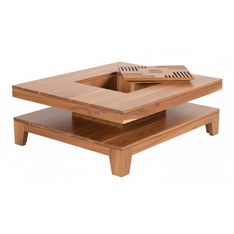 Mesa de centro 110x110cm | Acácia Kavish II