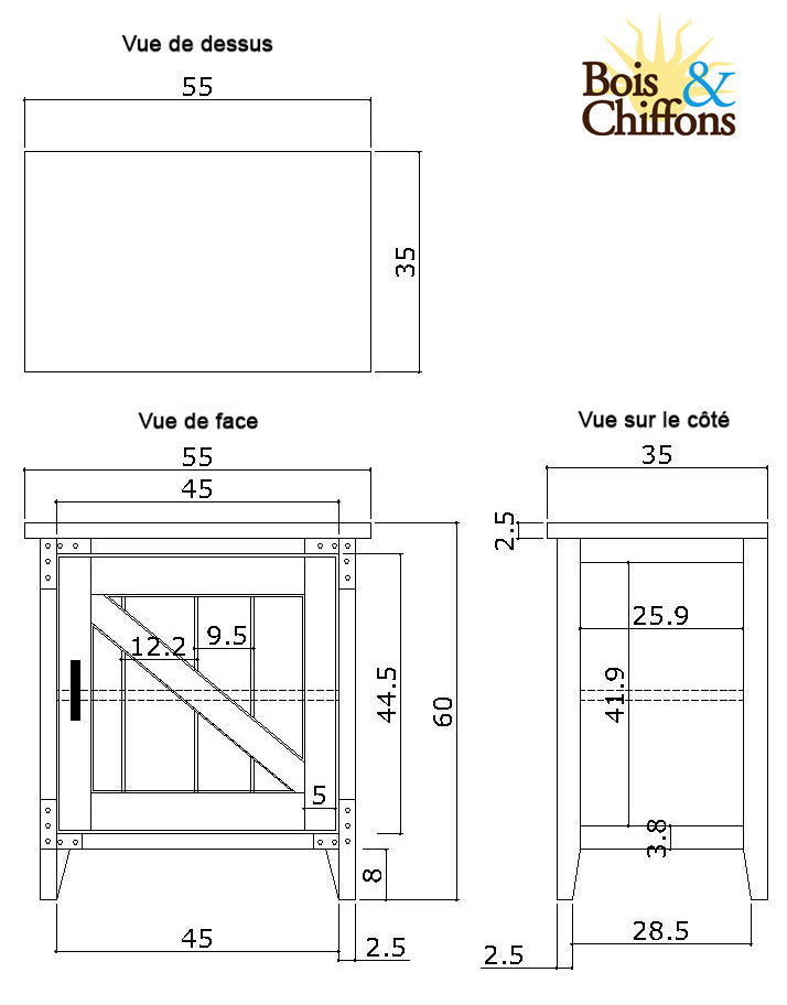 Chevet gauche | Manguier Farm II