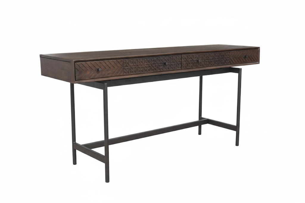 Consola com 2 gavetas | Contemporâneo