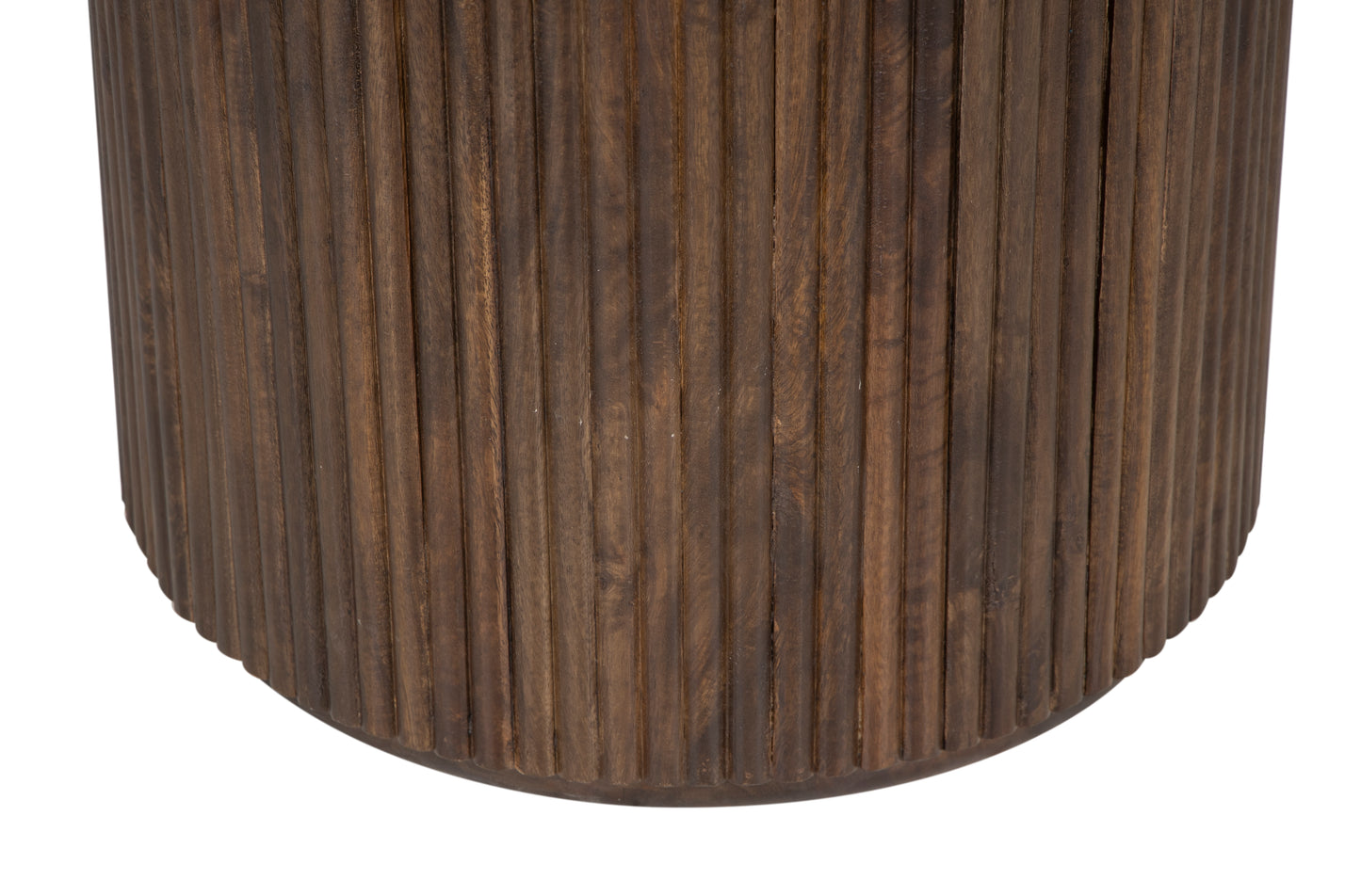 Table basse ronde plateau marbre | Manguier Kfir III