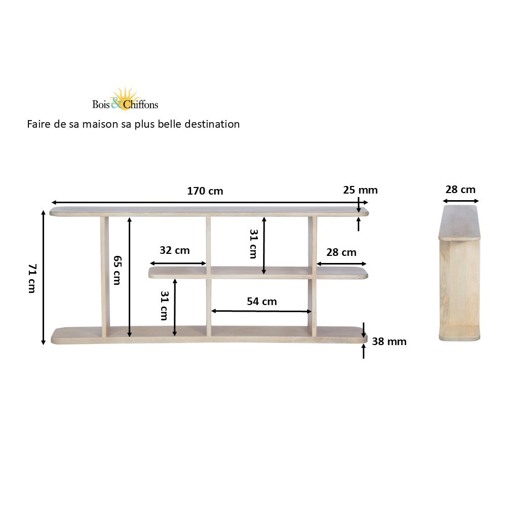 Etagère basse ouverte | Ariel II