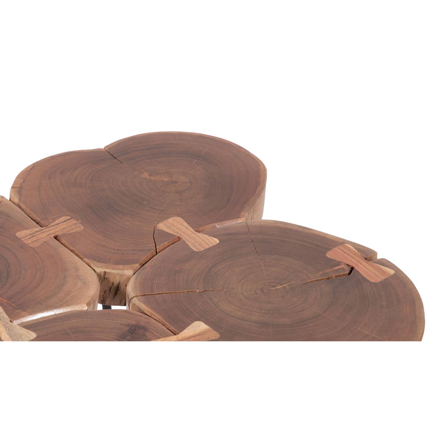 Bout de canapé tronc rond | Acacia Kaska