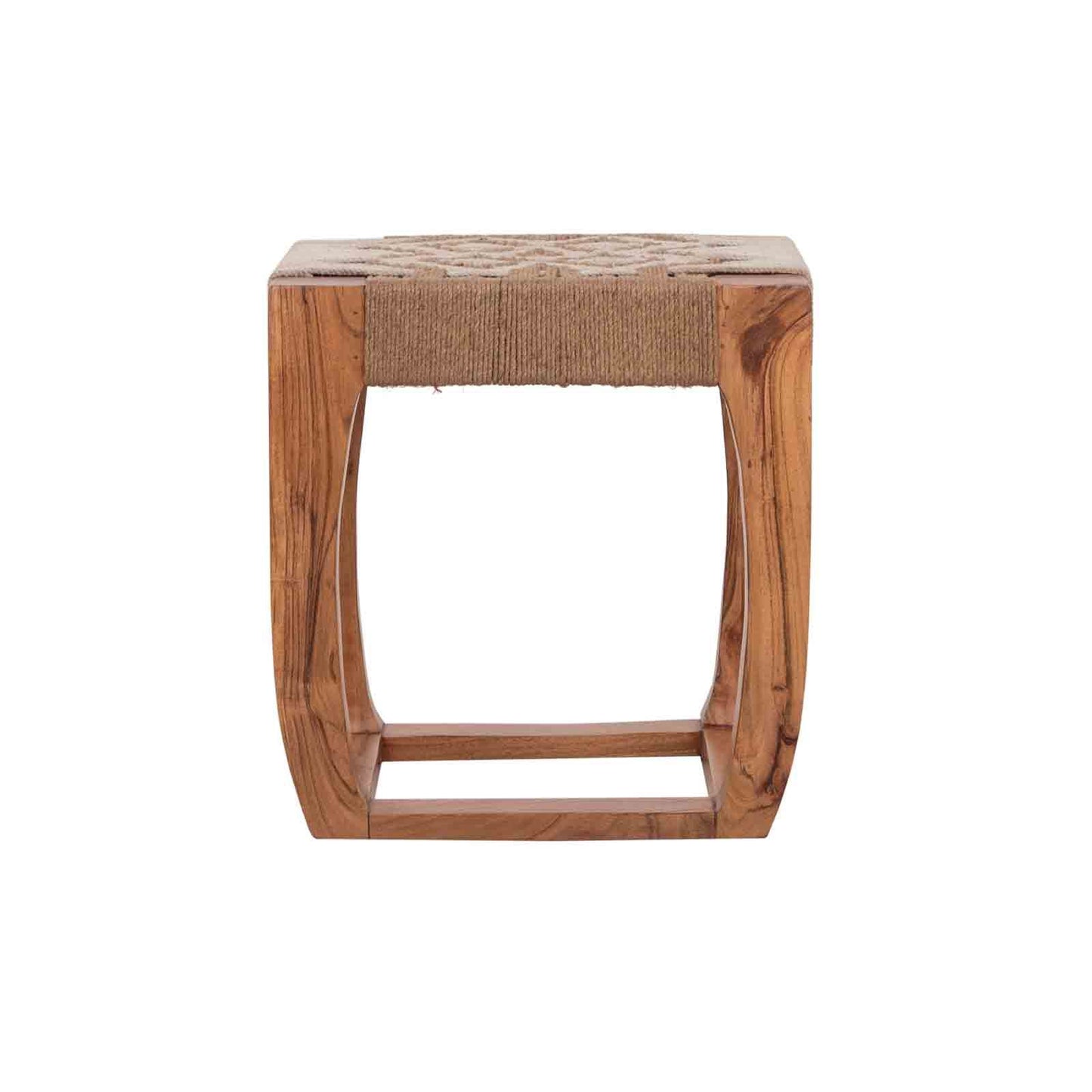 Tabouret en bois de jute | Offre M&M
