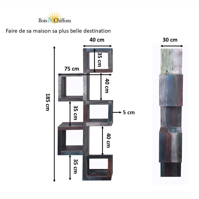 Librería asimétrica | Mango Pushkar