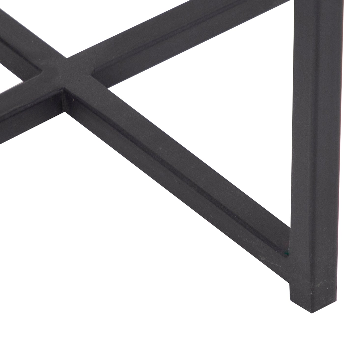 Mesa de apoio piramidal em madeira e metal | Mango Sirocco