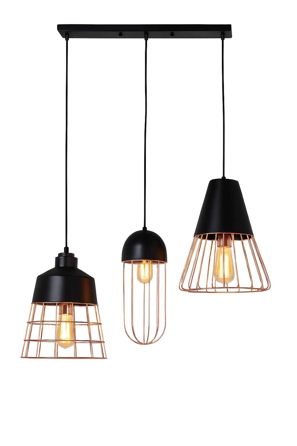 Suspension X3 Ligne Cage Rose