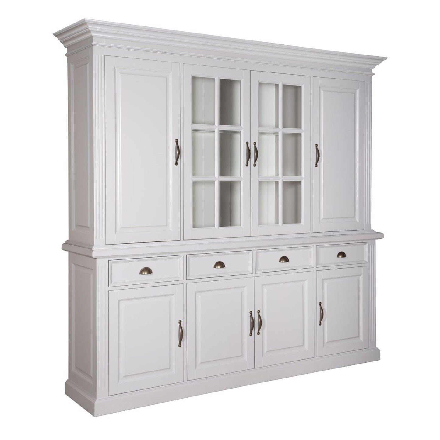 Vitrine 2x4 portes 4 tiroirs "Romance"