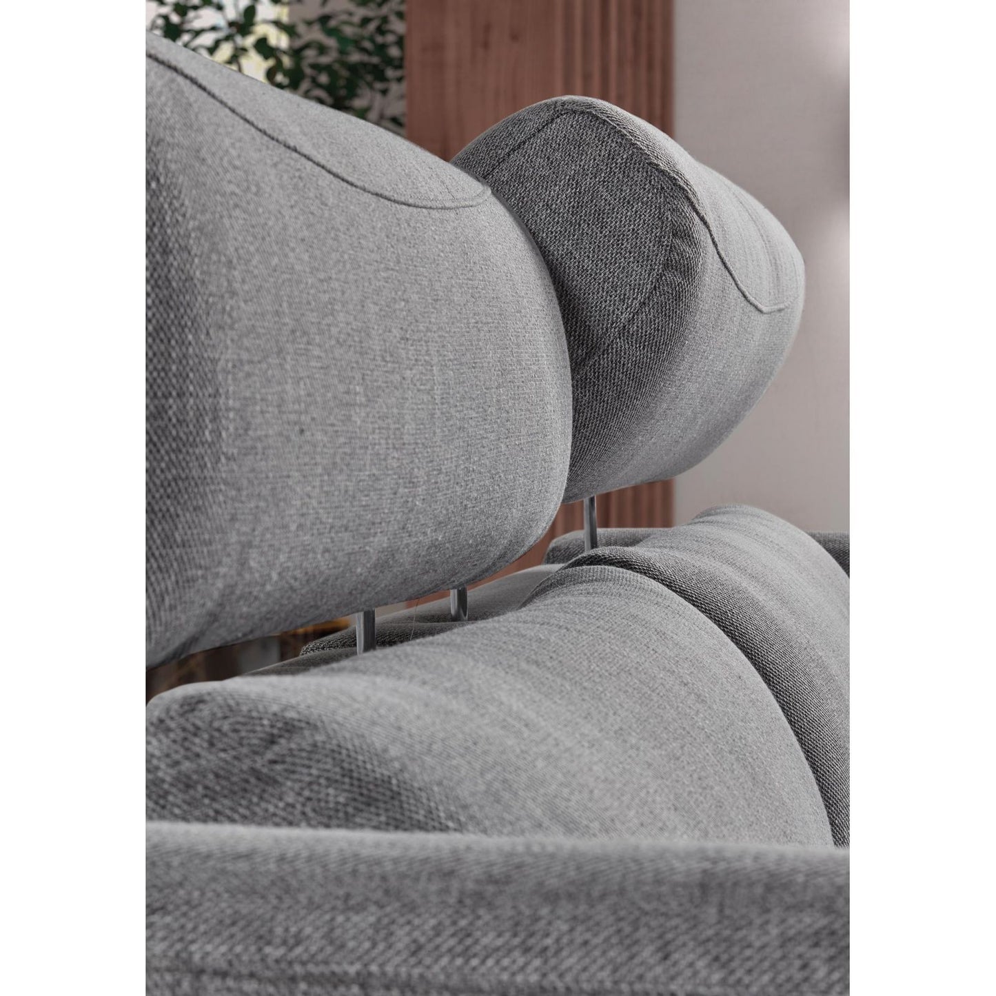 Canapé 2 places fixes Bombay Gris foncé