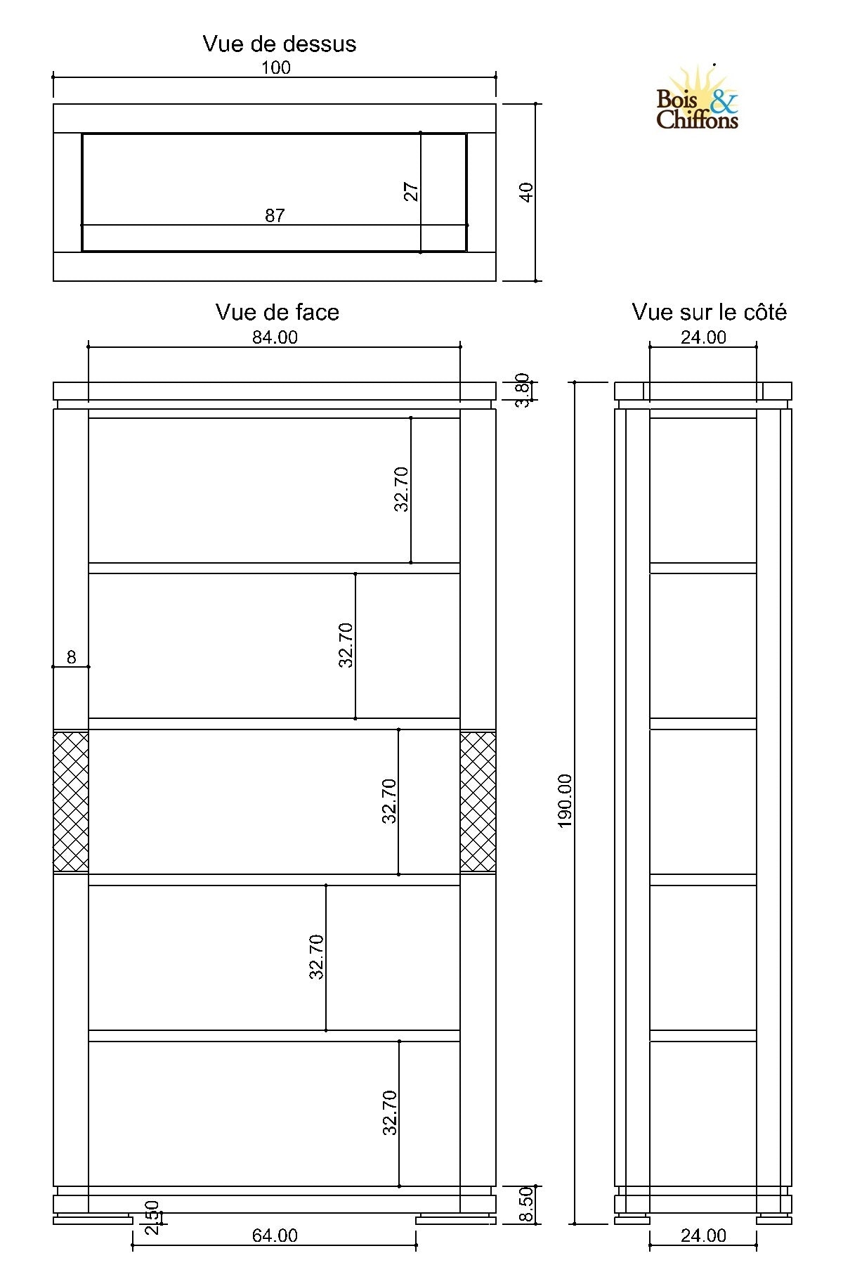 Etagère 5 niveaux | Acacia Tatoo II