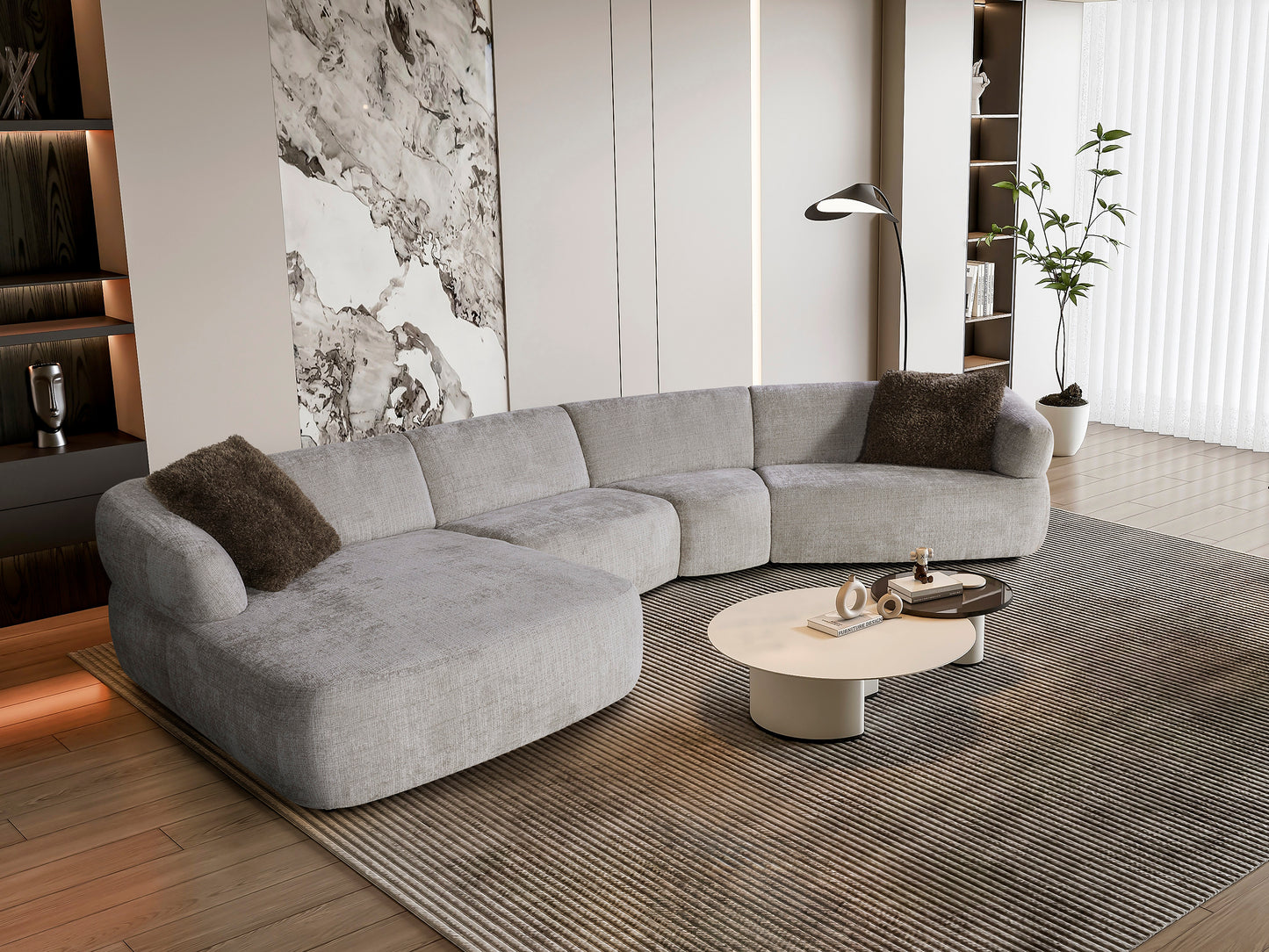 Canapé méridienne avec 5 places | Tilburg