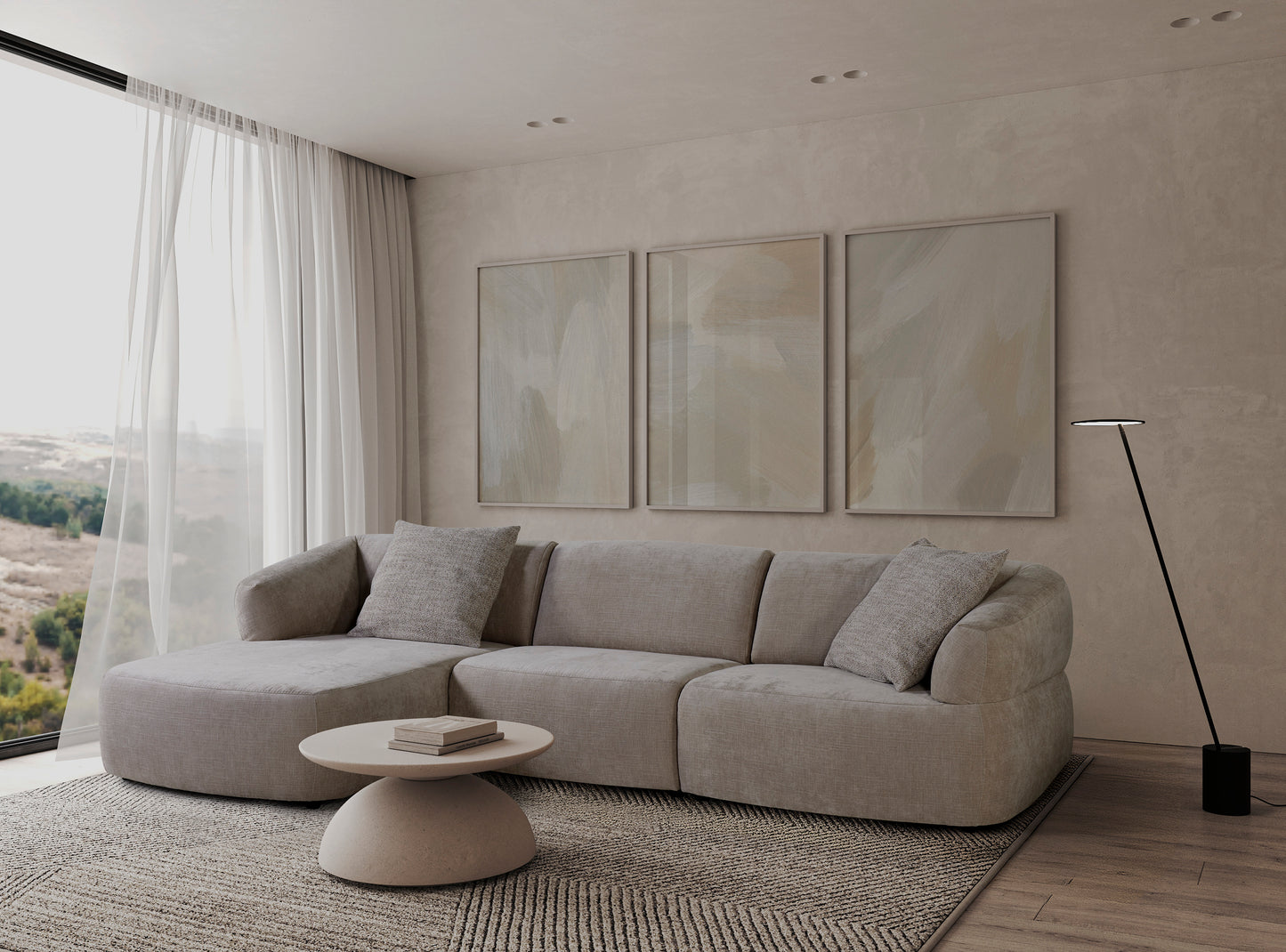 Canapé méridienne 4 places | Tilburg