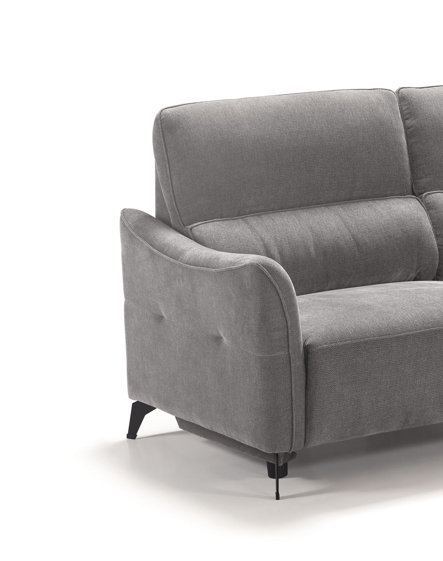 Canapé 3 places avec 2 relax | Chicago Gris