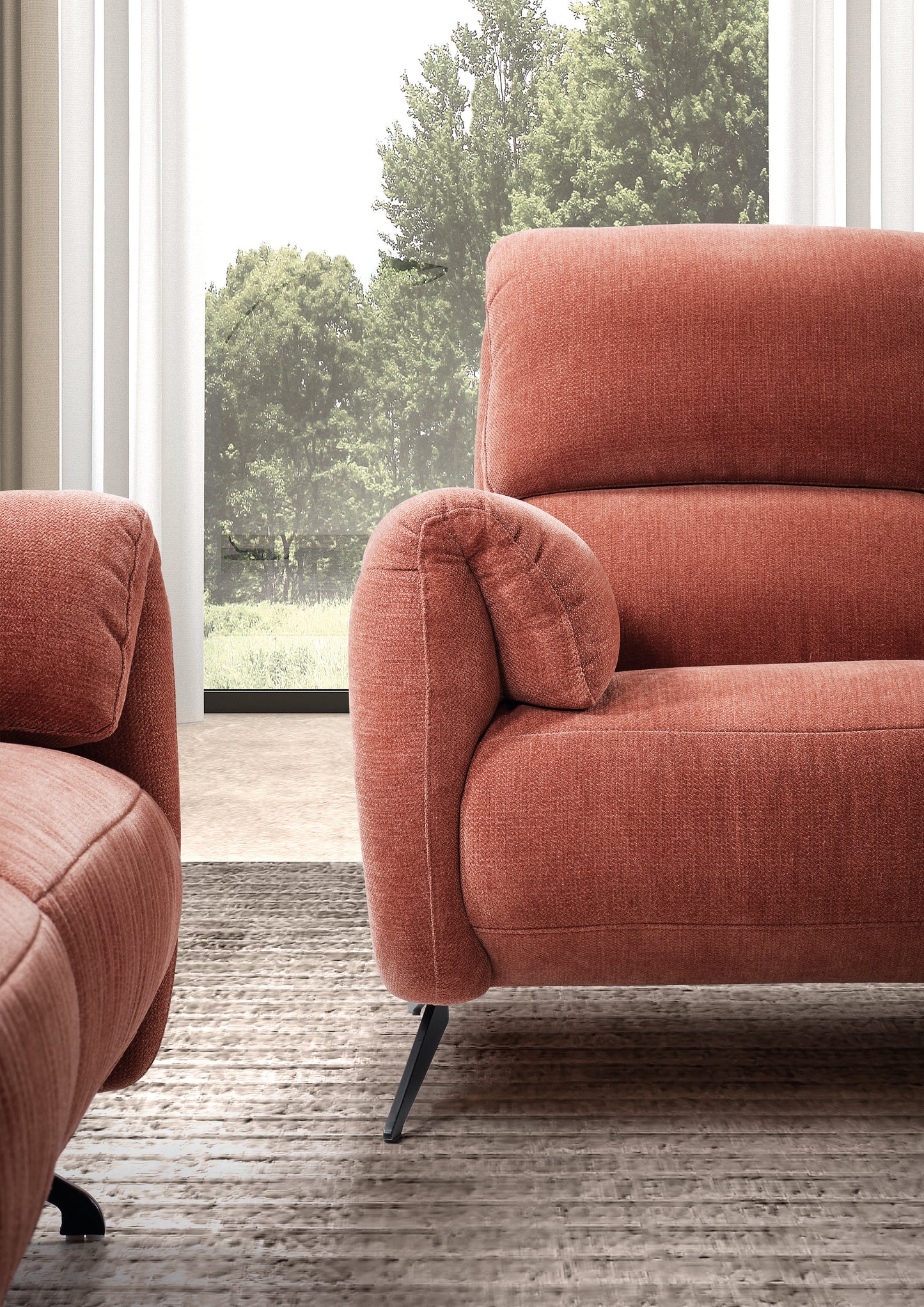 Fauteuil Relax Électrique | Melbourne Terracotta