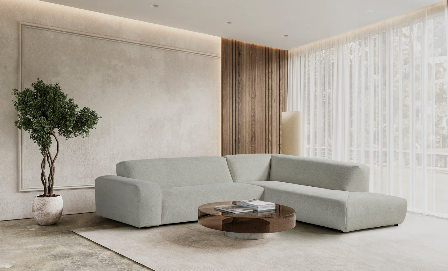 Canapé d'angle 5 places | Adelaide