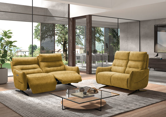 Sofá de 3 lugares com 2 poltronas reclináveis | México