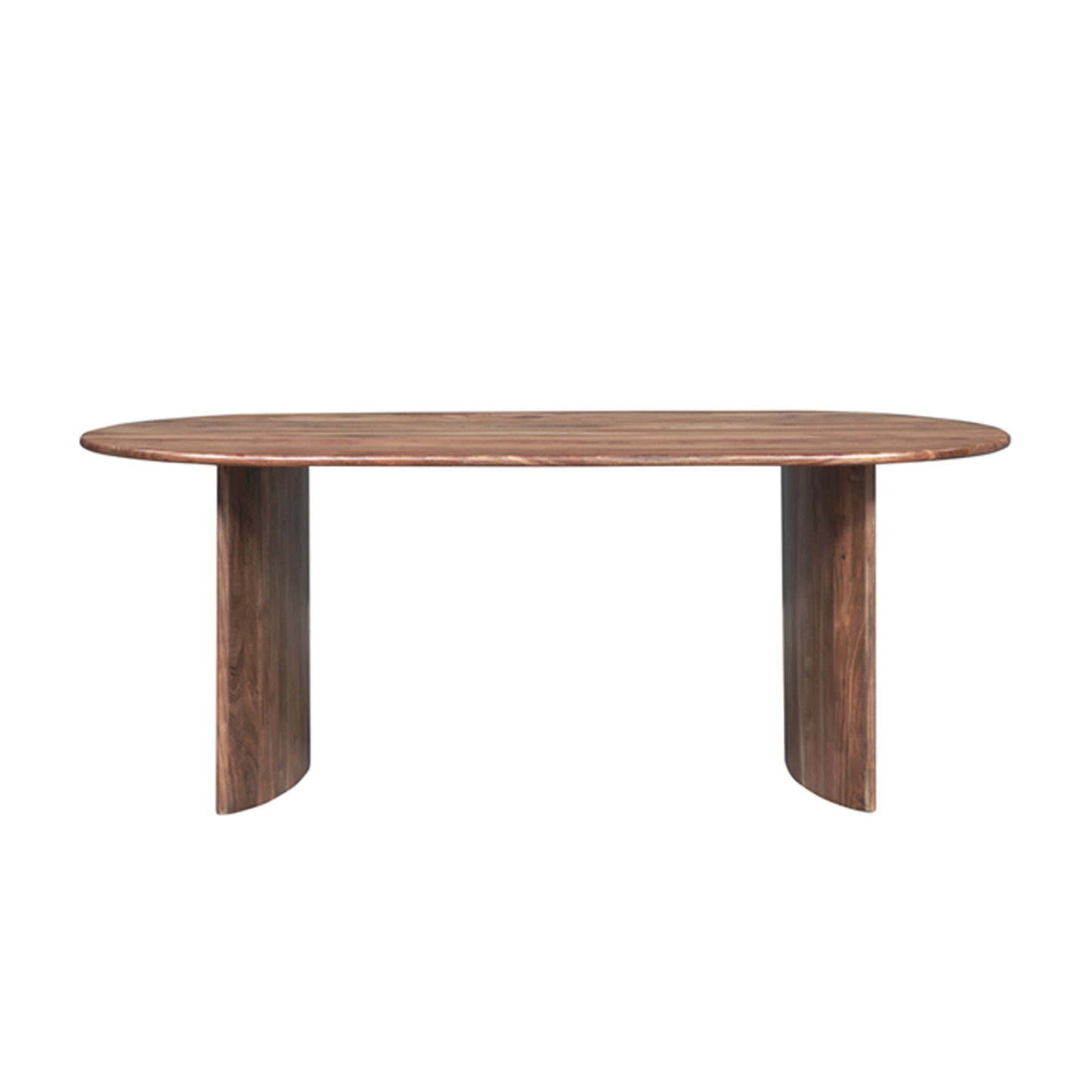 Table à manger bord arrondi | Acacia Ellipse