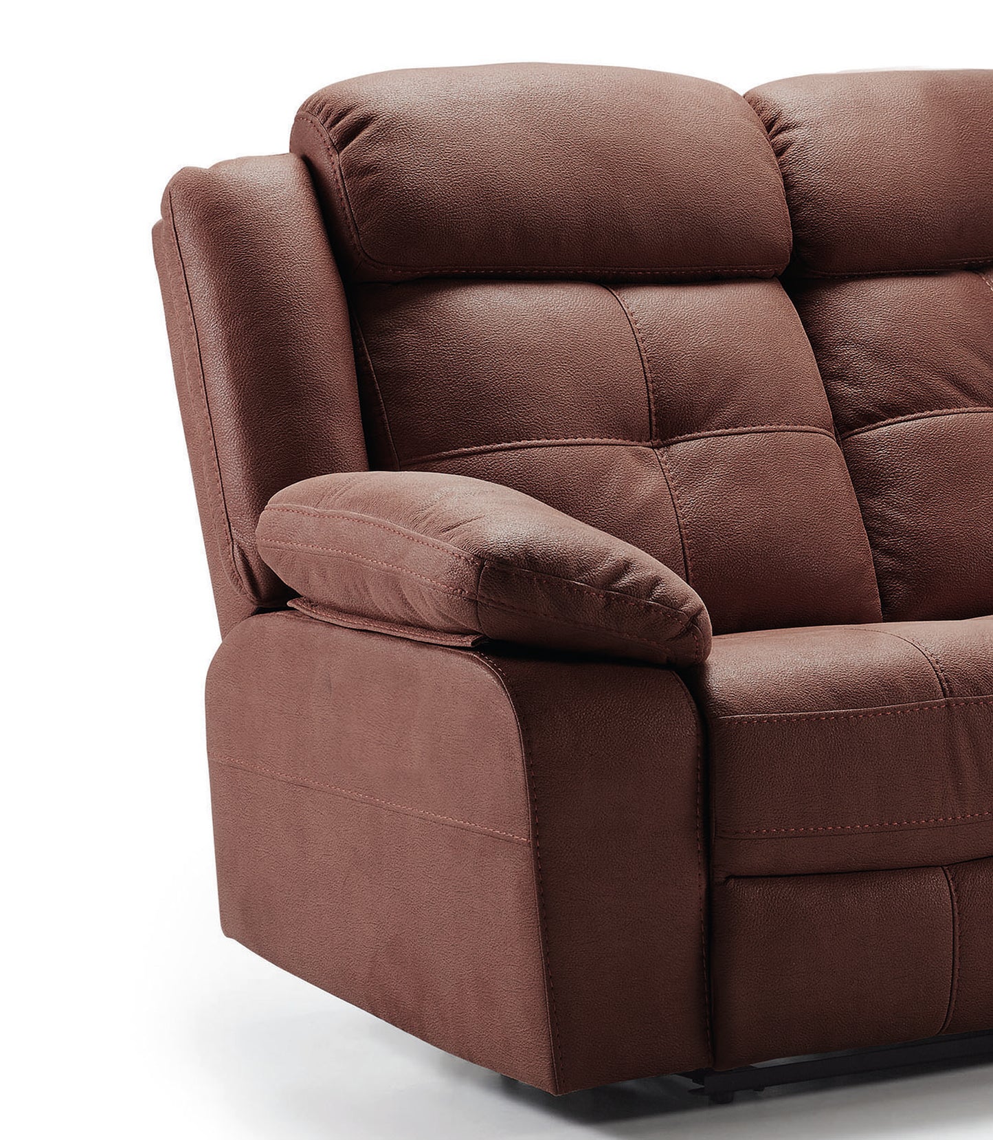 Fauteuil Cuir Relax Manuel | Sydney Chocolat