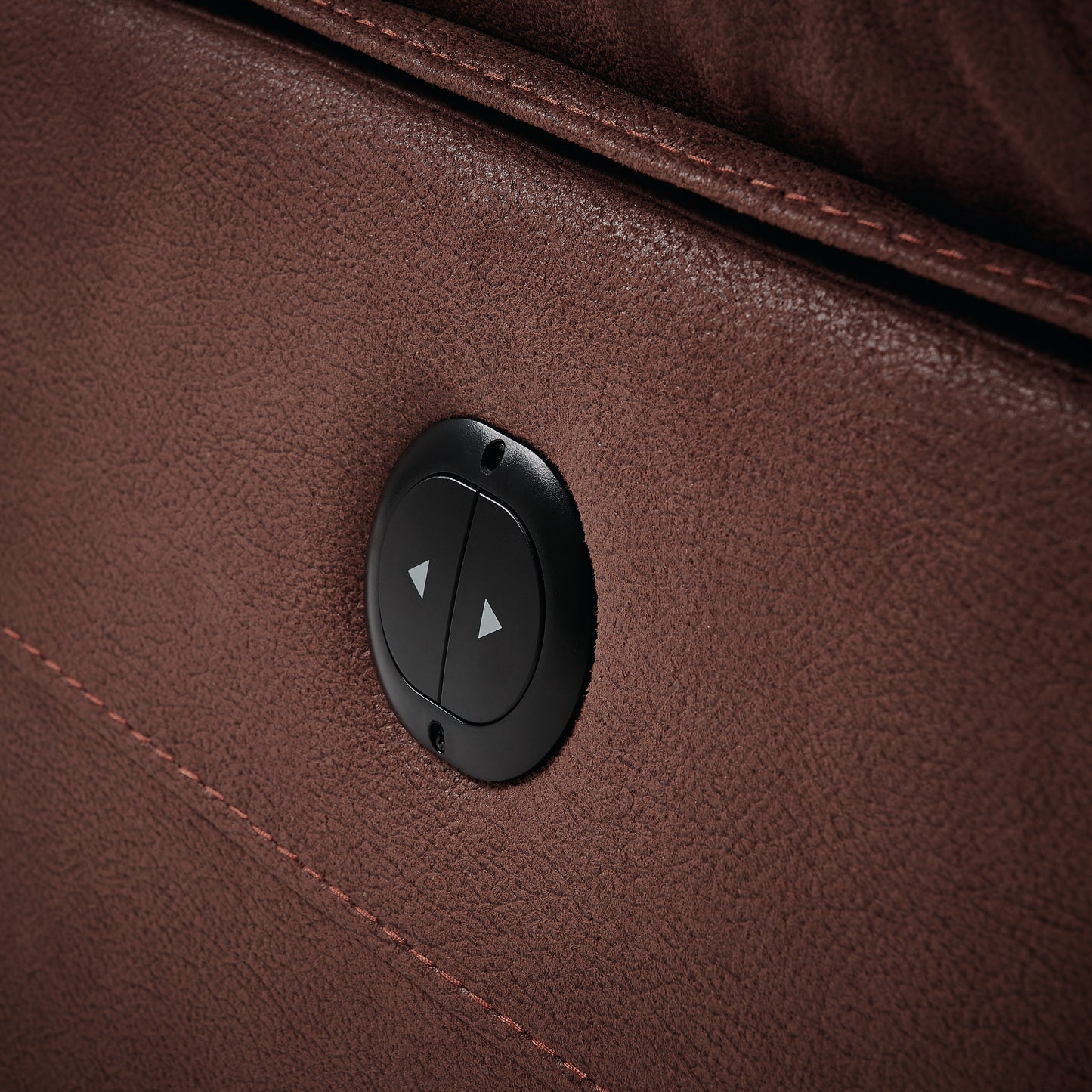 Canapé cuir 3 places, 2 relax électriques | Sydney Chocolat