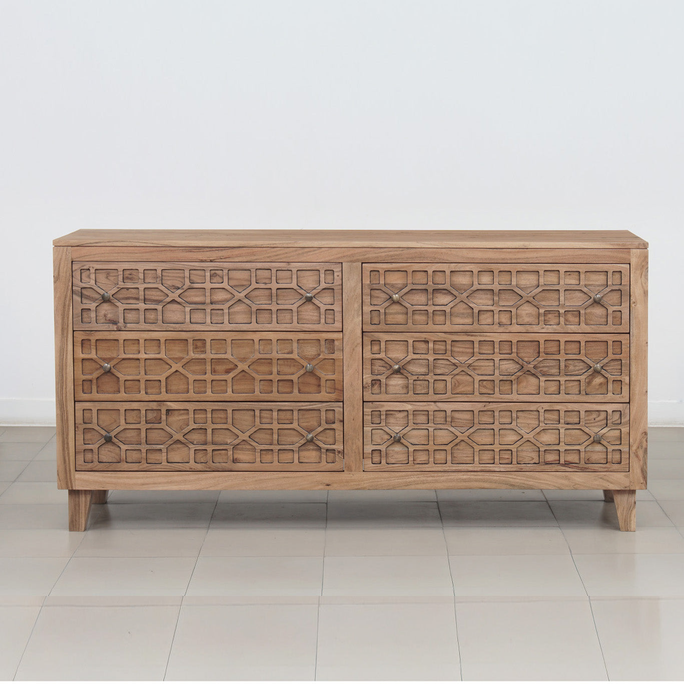 Cômoda com 6 gavetas | Acacia Punjab-II