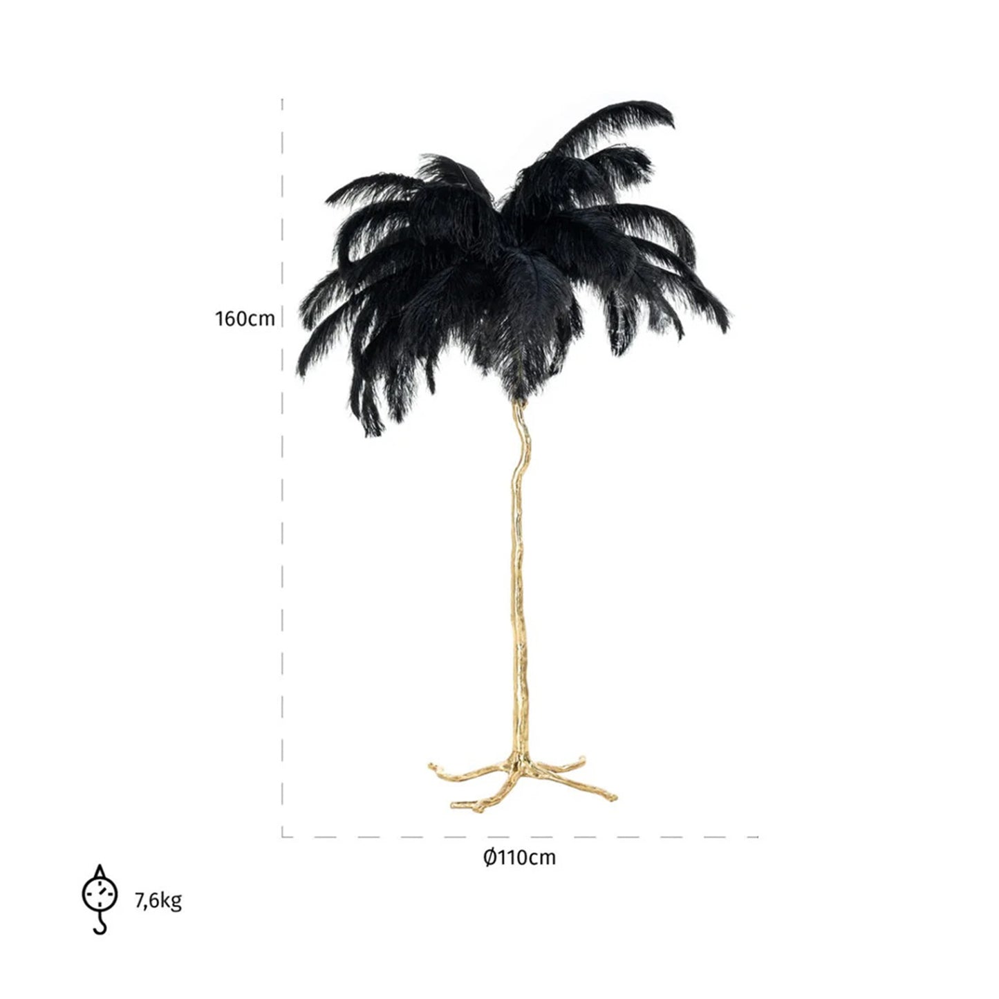 Lampadaire Noir | Burlesque