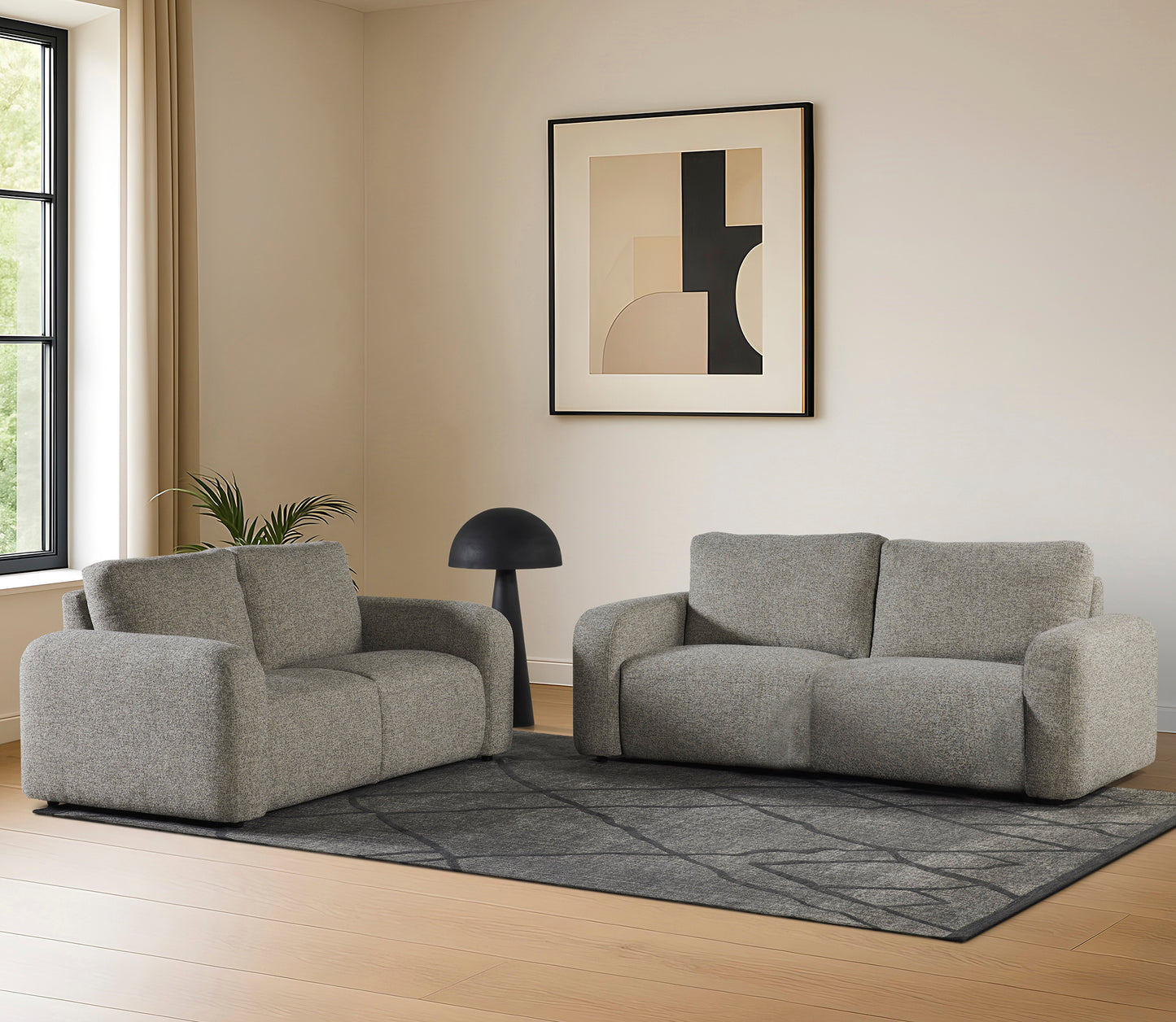 Canapé 3 places fixe | Brussels