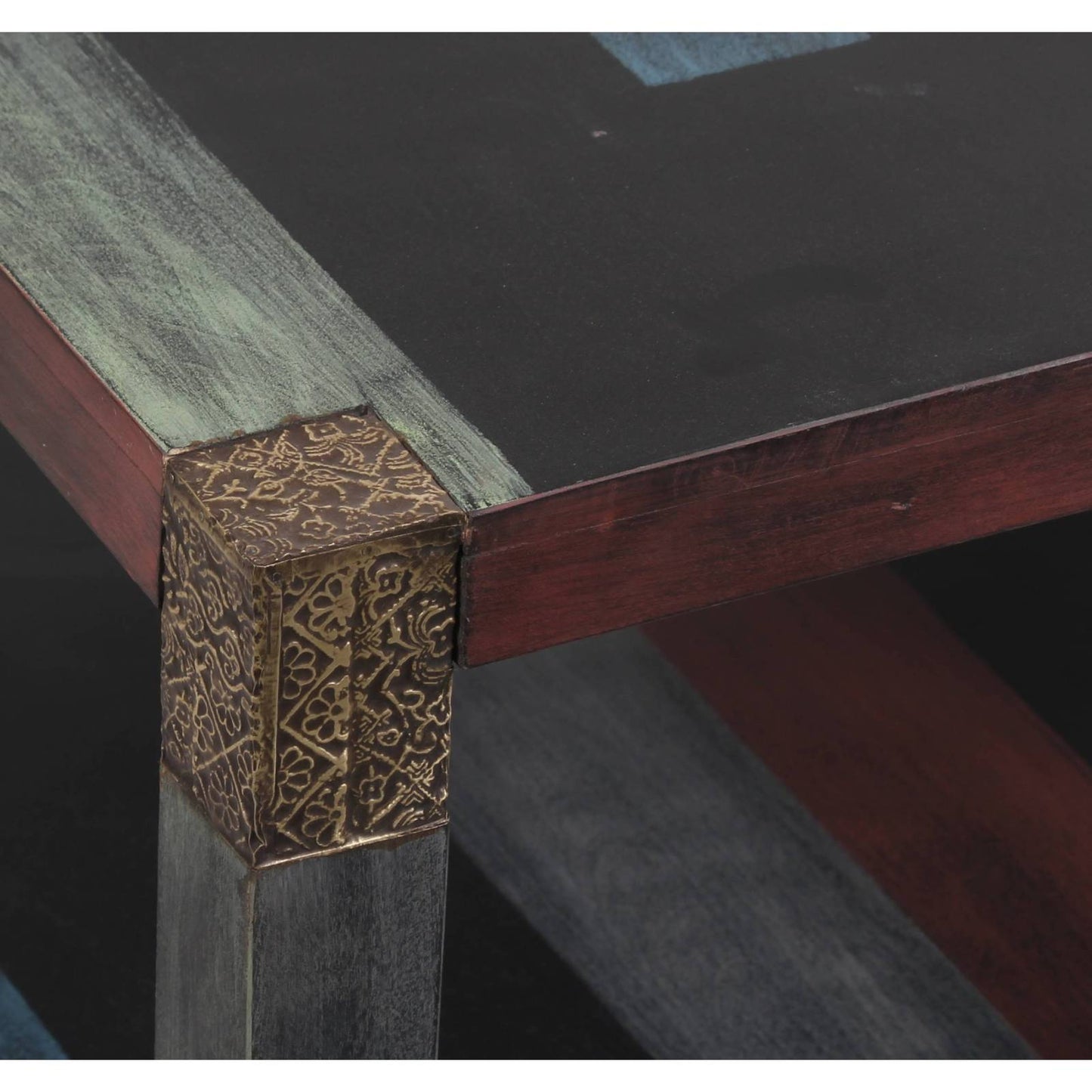 Mesa de centro cuadrada de 80 cm | Madera de mango Pushkar