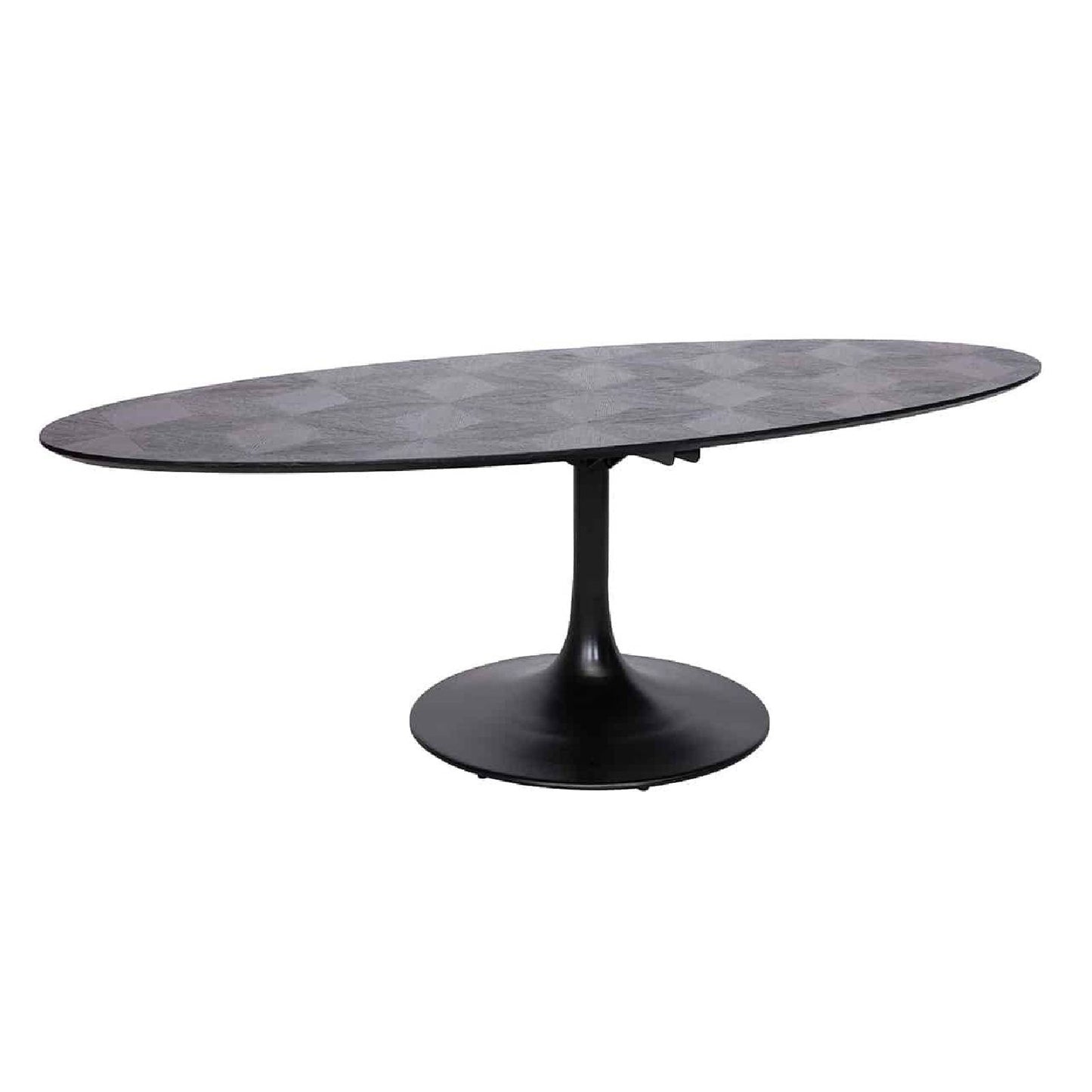 Mesa de jantar oval Blax 250 (preta)