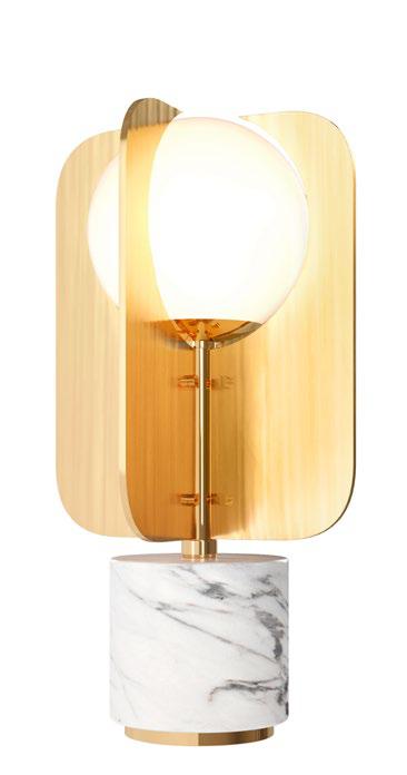 Lampe de table de la ligne Nina