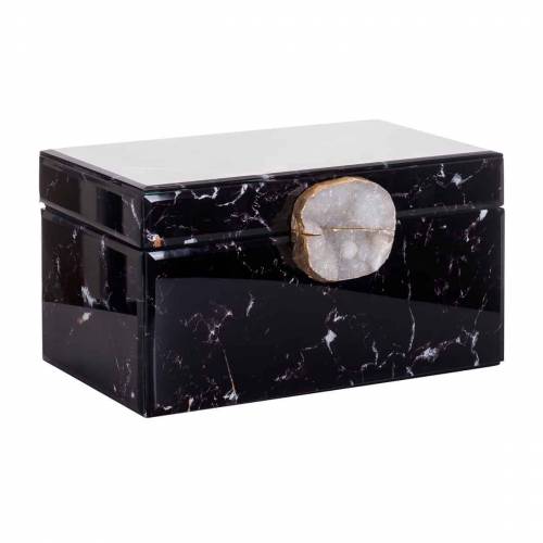 Juwelen box Maeve Noir marmer look (noir)