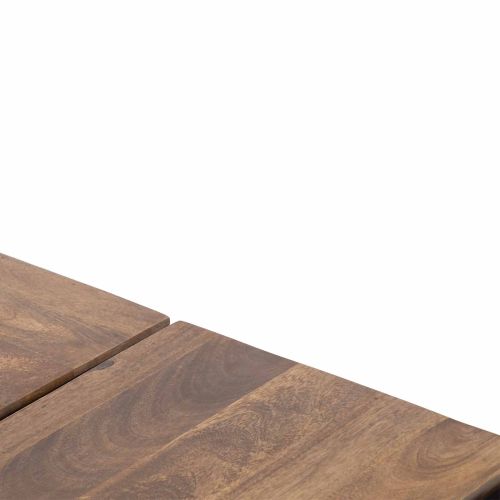 Table basse pyramide bois et métal | Acacia Sirocco