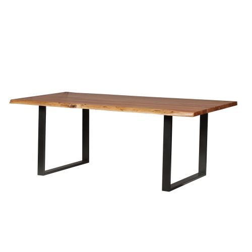 Table de repas rectangulaire 200 cm | Acacia Black