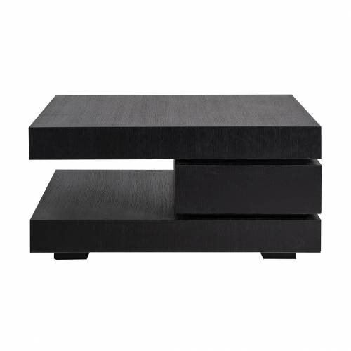 Table basse carrée noir Blok C "Chêne Oakura" Tables basses carrées - 9
