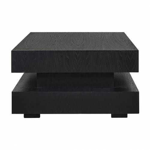 Table basse rectangulaire noir Blok H "Chêne Oakura" Tables basses rectangulaires - 84