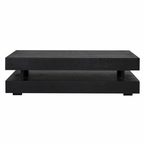 Table basse rectangulaire noir Blok H "Chêne Oakura" Tables basses rectangulaires - 137