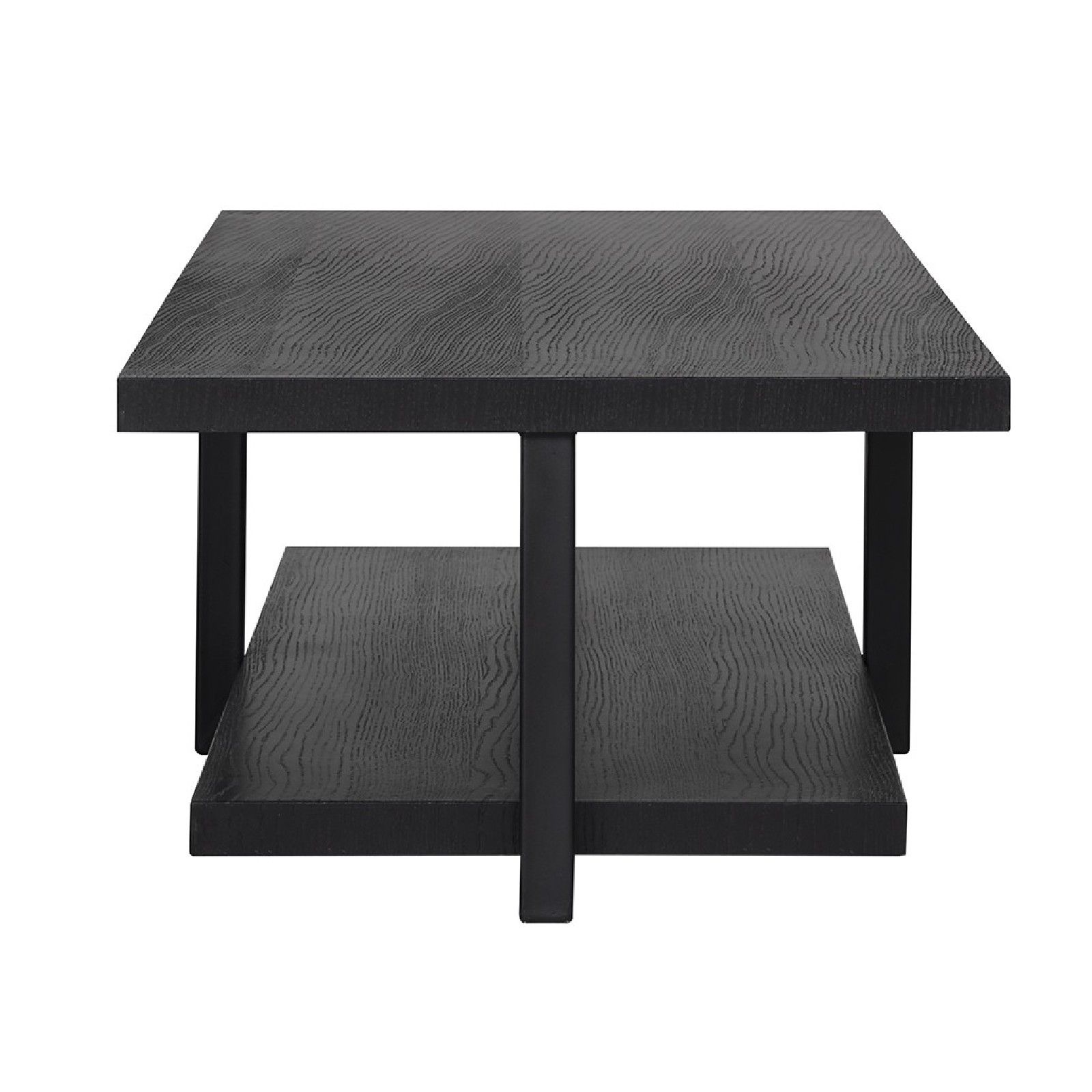 Table basse rectangulaire double plateau 140x65 