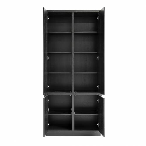 Cabinet Oakura 2x2-portes 3 étagères au desssu - 1 étagère au fond Meuble Déco Tendance - 714