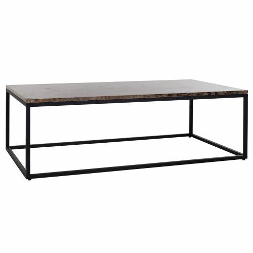Table basse rectangulaire - Plateau marbre brun "Orion" Tables basses rectangulaires - 81
