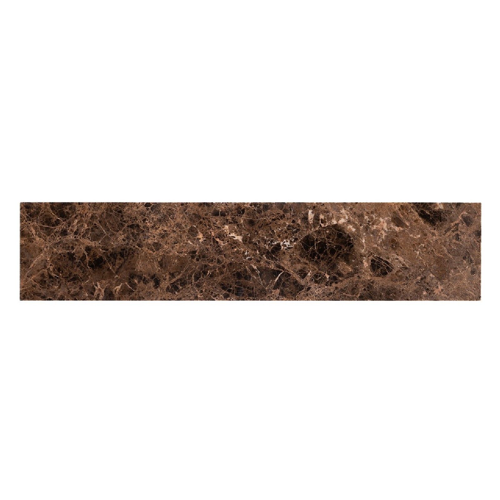 Console Orion avec du marbre brun Meuble Déco Tendance - 557