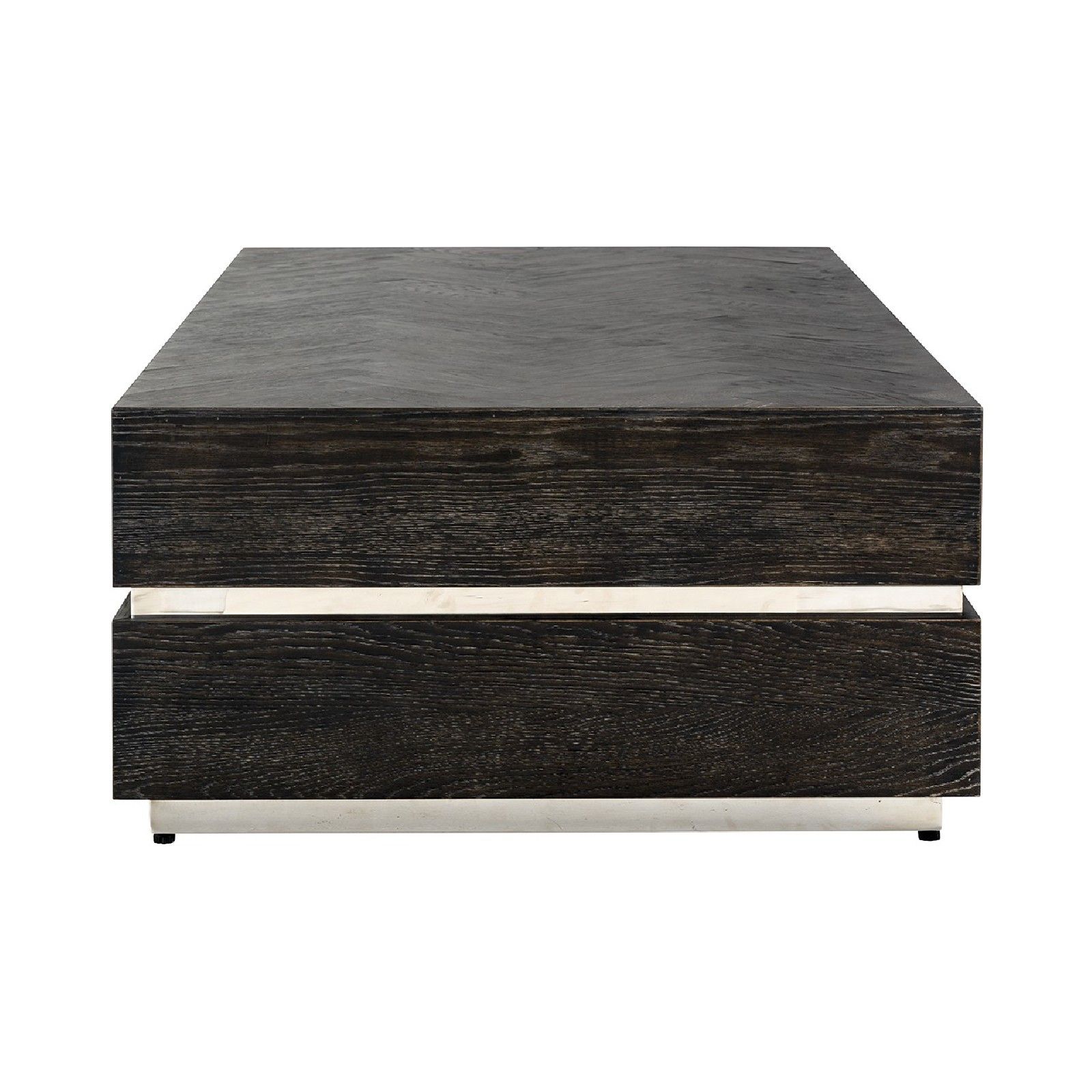Table de salon Blackbone silver 150x80 (Block) Tables basses rectangulaires - 235