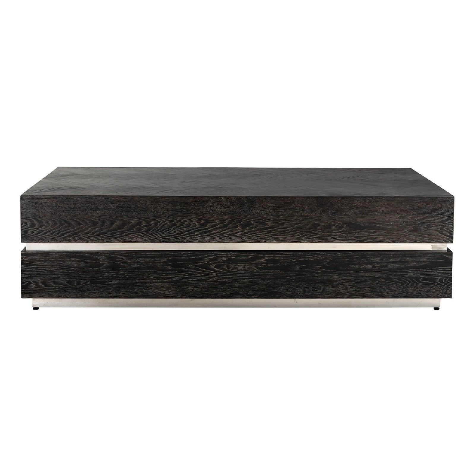 Table de salon Blackbone silver 150x80 (Block) Tables basses rectangulaires - 636