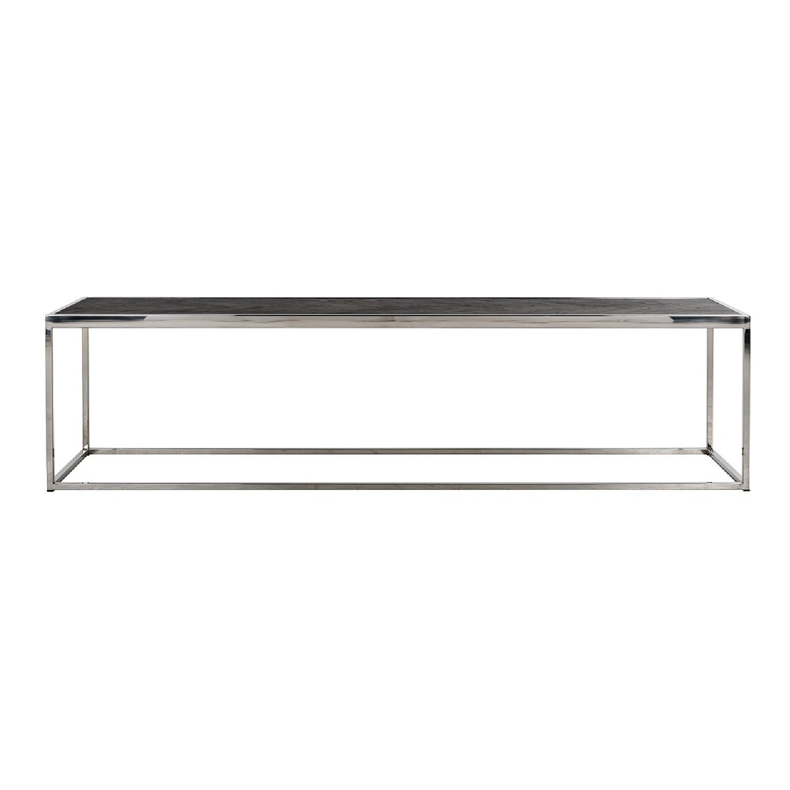 Table de salon Blackbone silver 160x40 Tables basses rectangulaires - 642