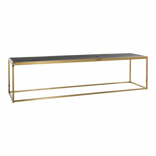 Table de salon Blackbone gold 160x40 Tables basses rectangulaires - 117