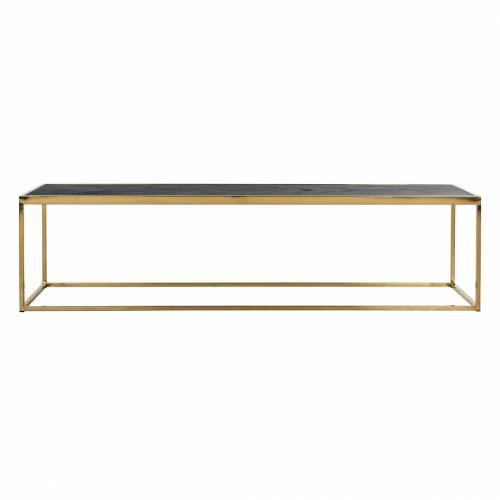 Table de salon Blackbone gold 160x40 Tables basses rectangulaires - 706
