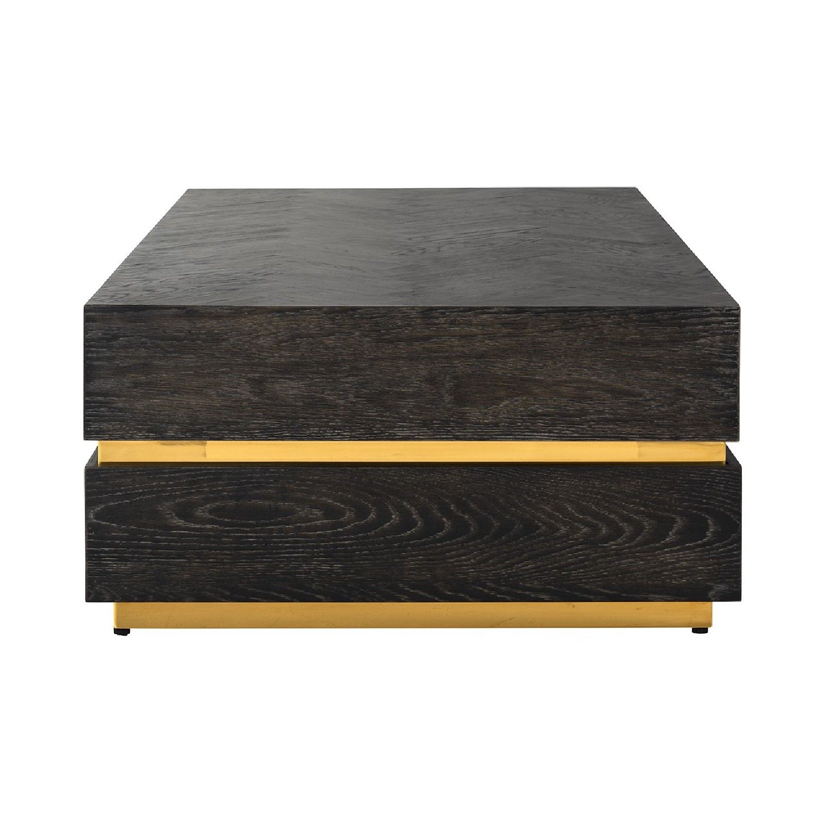 Table de salon Blackbone gold 150x80 (Block) Tables basses rectangulaires - 371