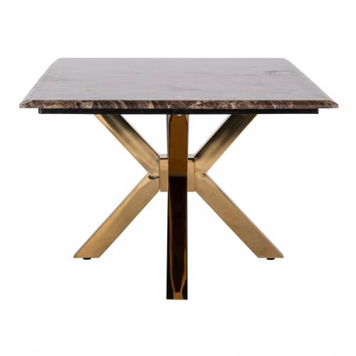 Table de salon Conrad faux emperador marbre Tables basses rectangulaires - 34