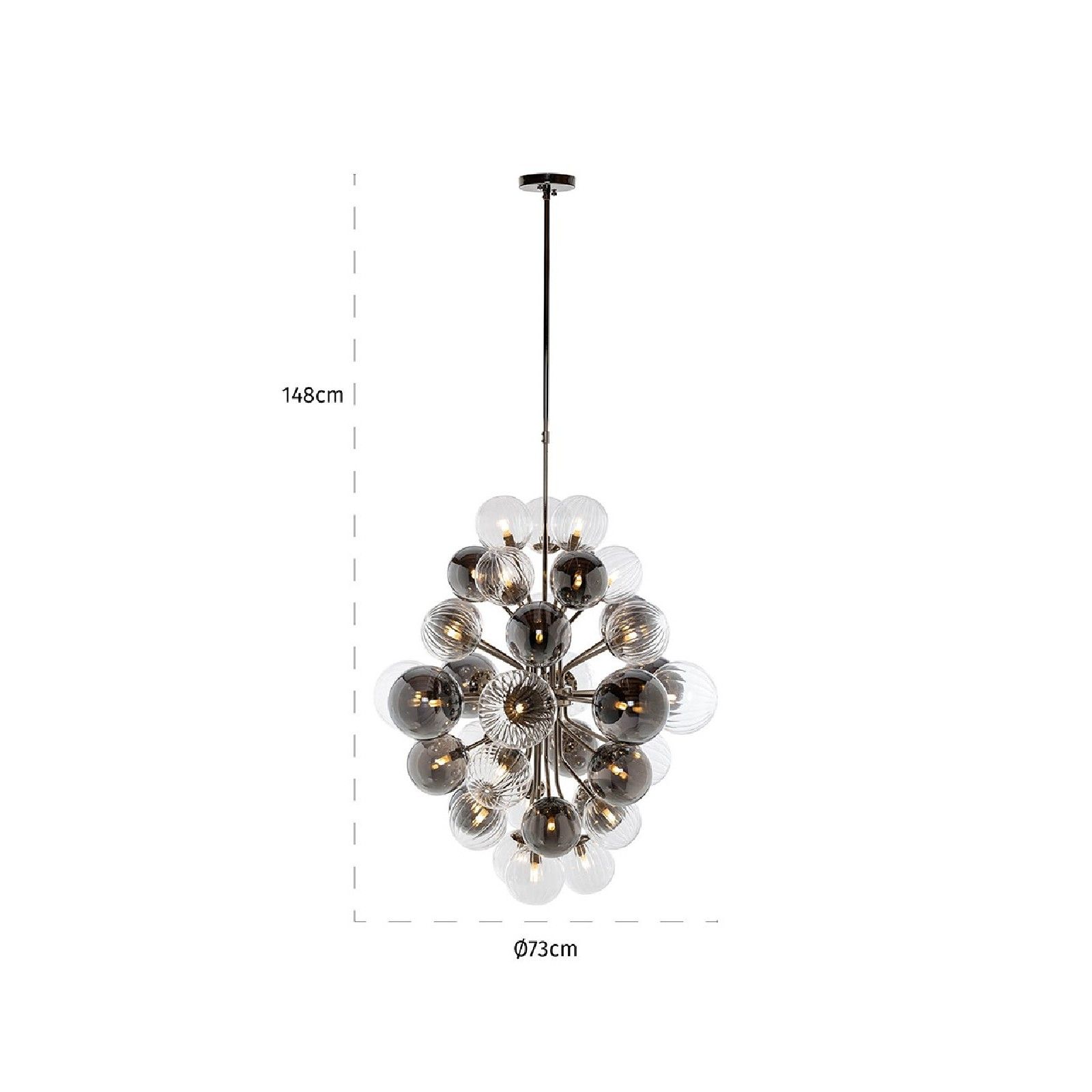 Lampe suspendue BenzoG9 (max 1,9 largeur / 38 pieces) Suspensions et plafonniers - 56