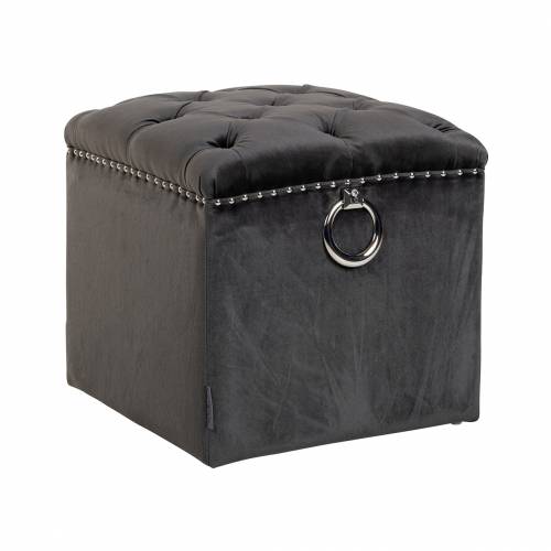 Pouf BrookeSilver nails and ring Meuble Déco Tendance - 166