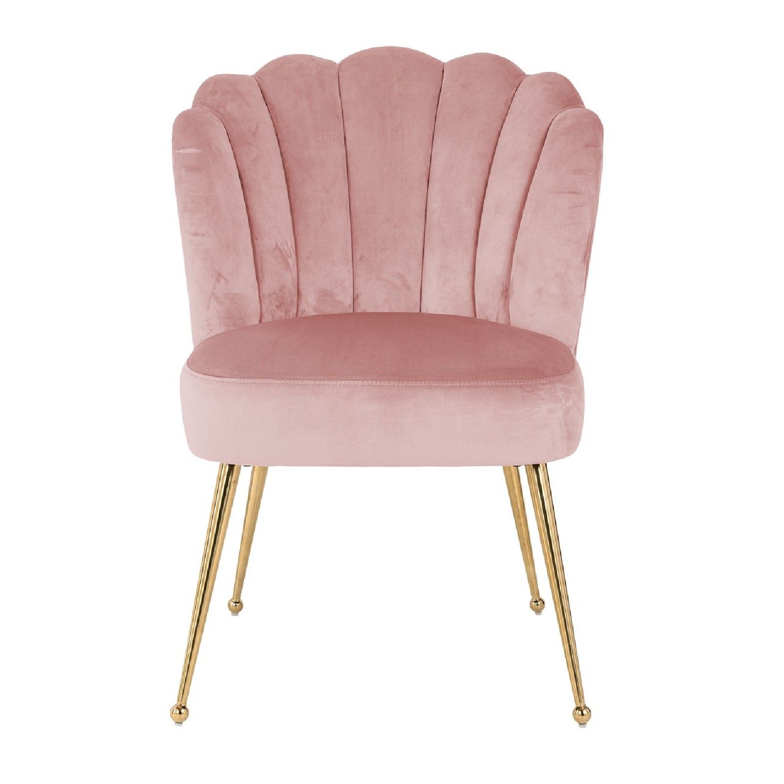 Chaise Pippa Pink velvet / gold Salle à manger - 180