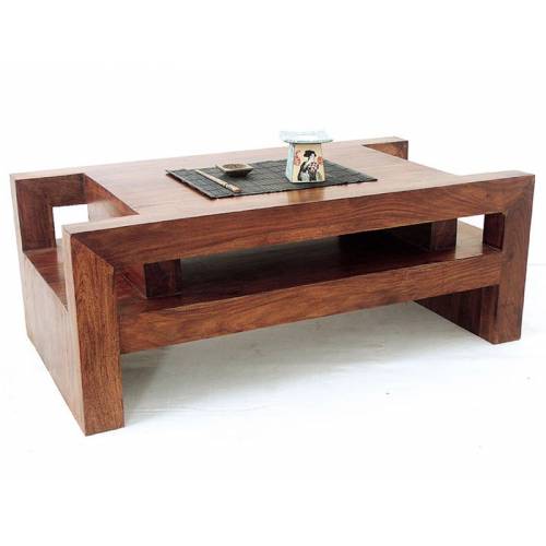 Table Basse Palissandre Zen - meuble en bois exotique