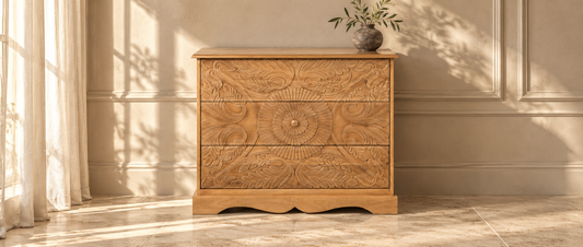 La commode sculptée : l’art d’apporter chaleur et caractère à votre intérieur